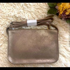 Madewell Suede/Leather Crossbody Detachable Strap